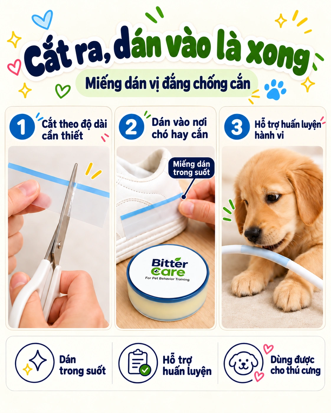 Sản phẩm và cách sử dụng BitterCare